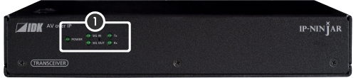製品写真：NJR-P01UxR-TRフロント